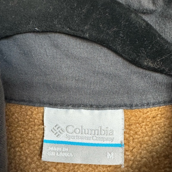 Columbia Men's Brown Quarter-Zip Sweater - Picture 3 of 3